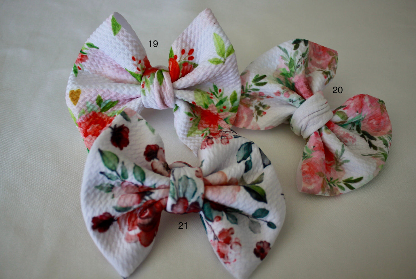 Liverpool Bullet Fabric Hair Bows