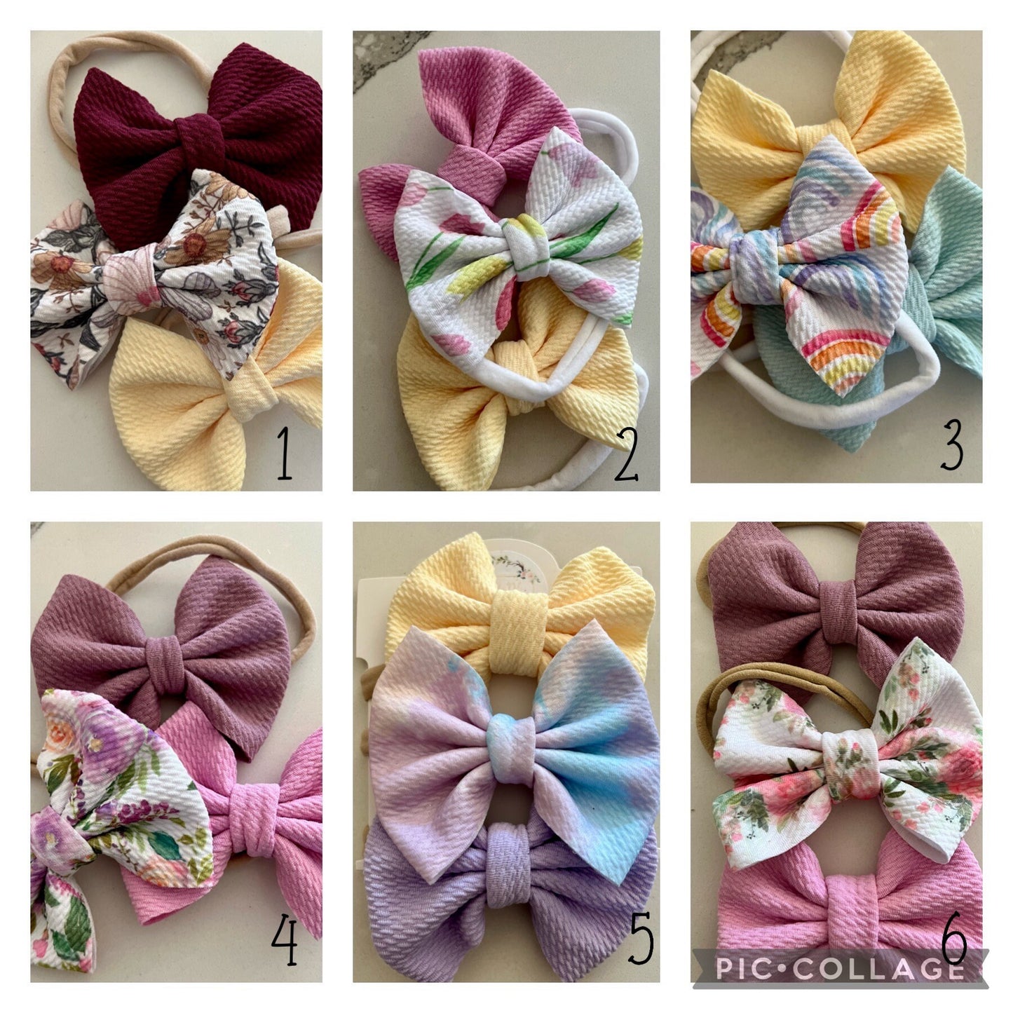 4" Liverpool bullet fabric hair bow trio