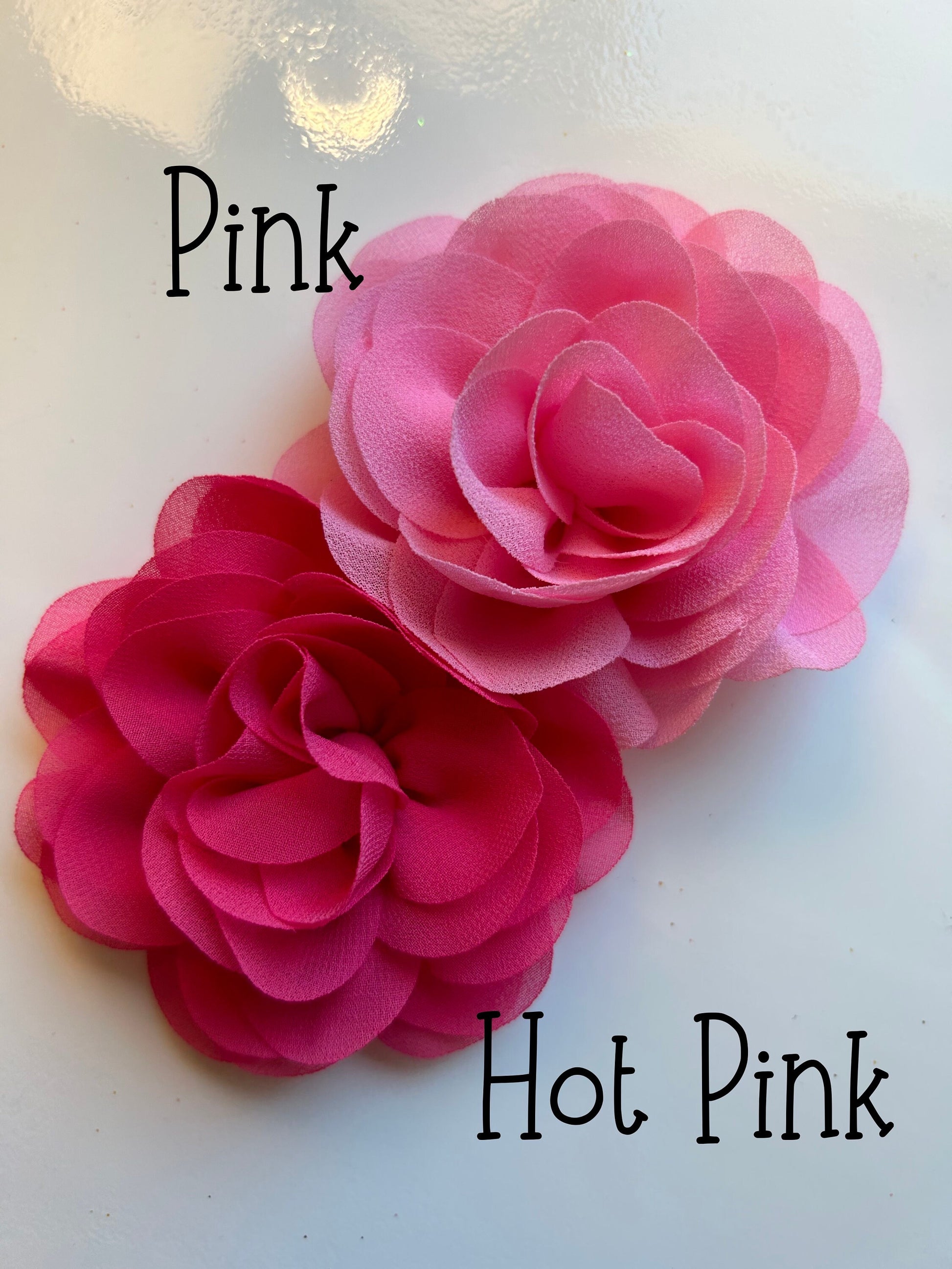 3.15" Chiffon Silk Rosettes