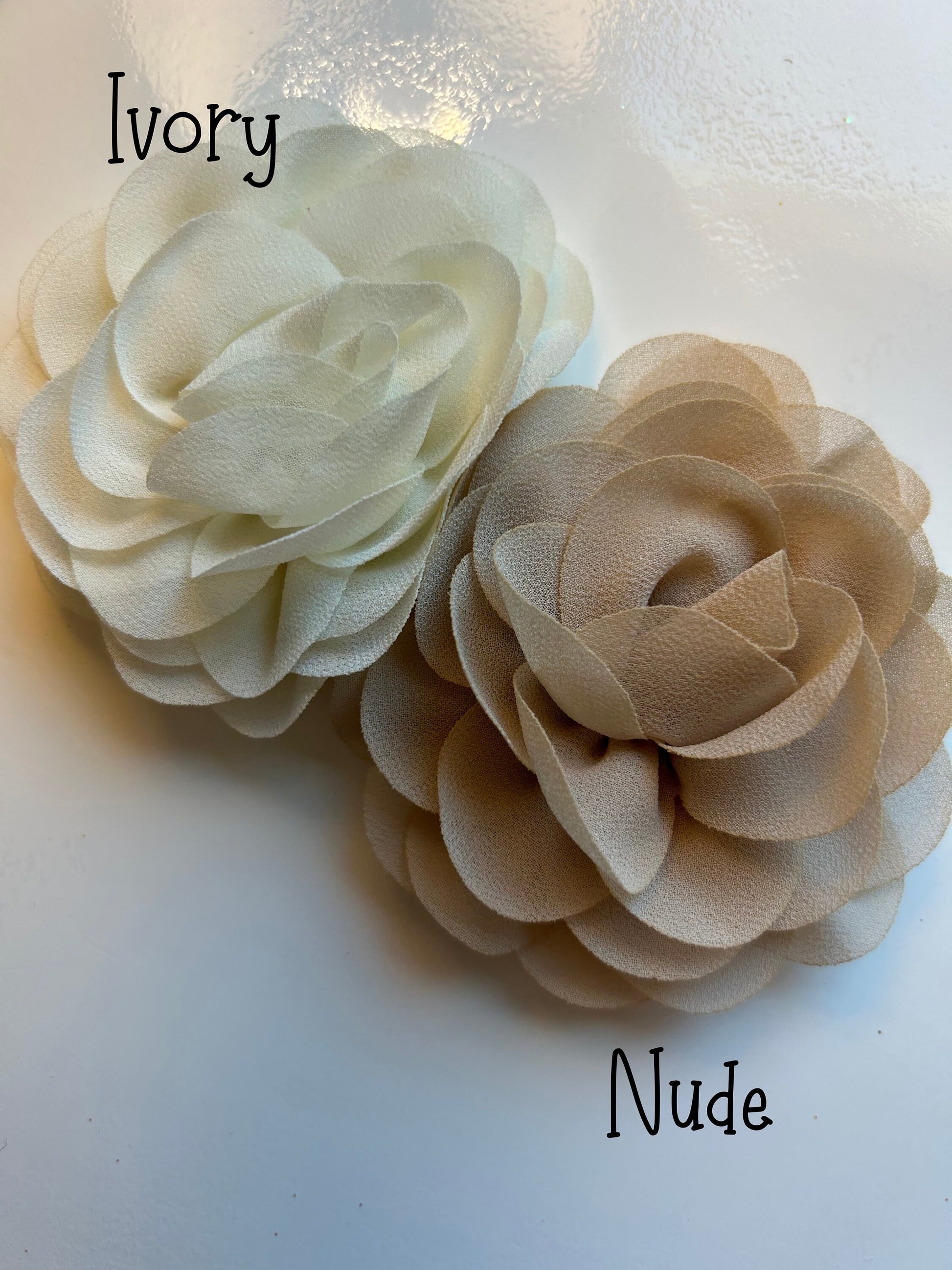 3.15" Chiffon Silk Rosettes