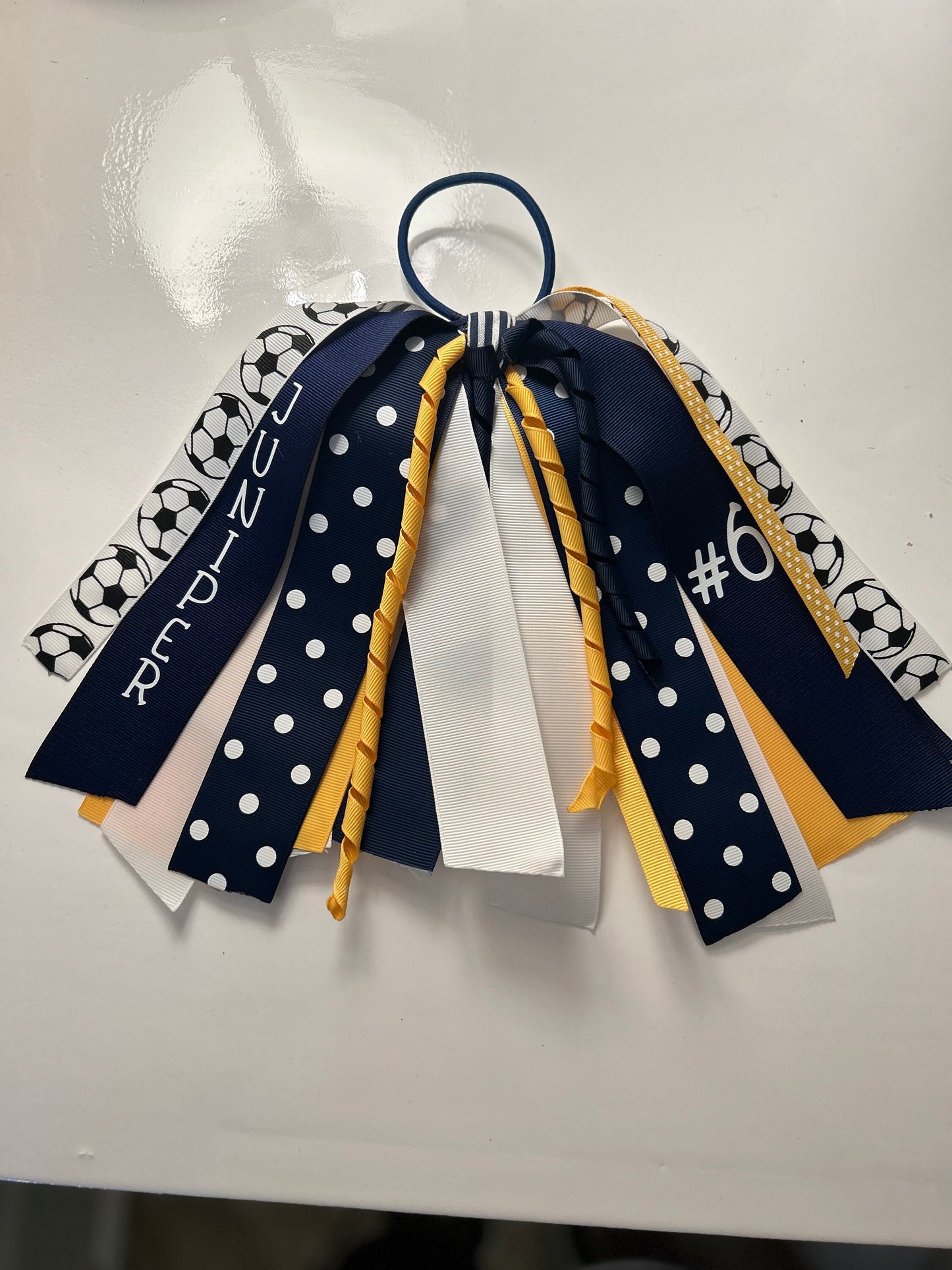 Personalized Streamer hair bows